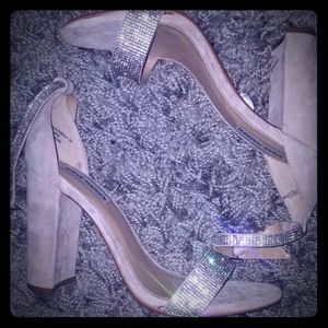 Gorgeous suede studded show stopper shoes